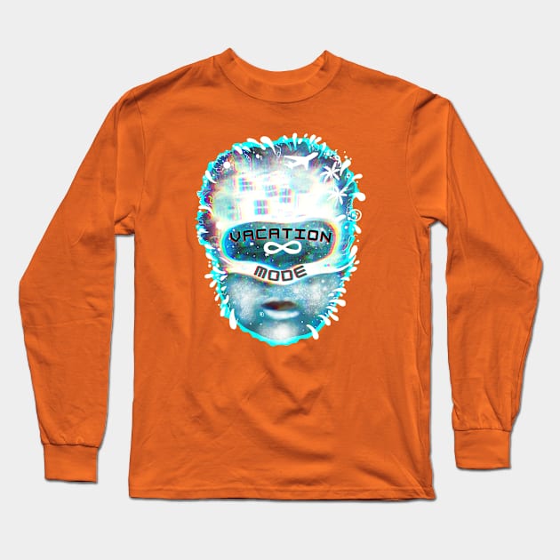 Vacation Mode 3D Infinity Long Sleeve T-Shirt by Cute Pets Graphically